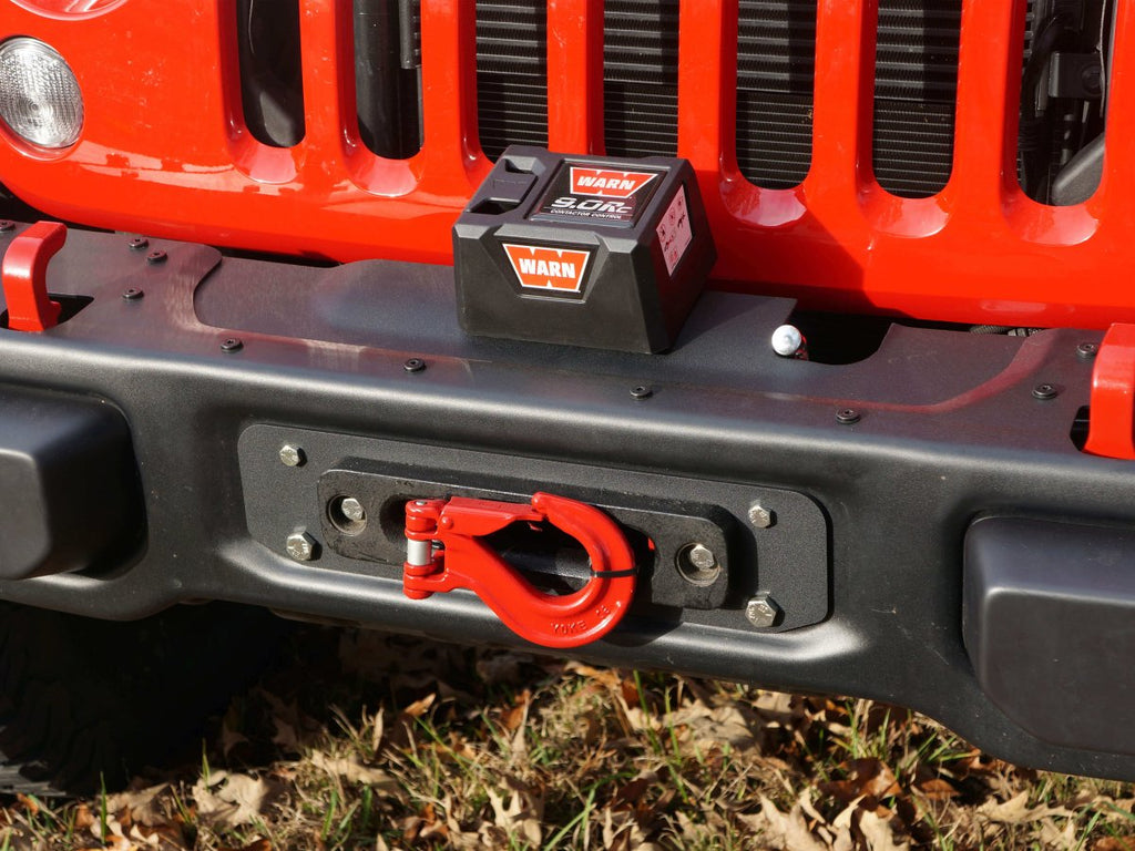 Rusty's Off Road Products Rusty's Winch Mount - 2014+ JK Hard Rock Bumper