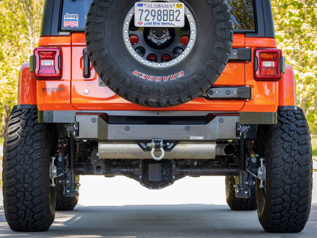 Rusty's Off Road Products Rusty's Xtreme Trail Stubby Rear Bumper - JL Wrangler