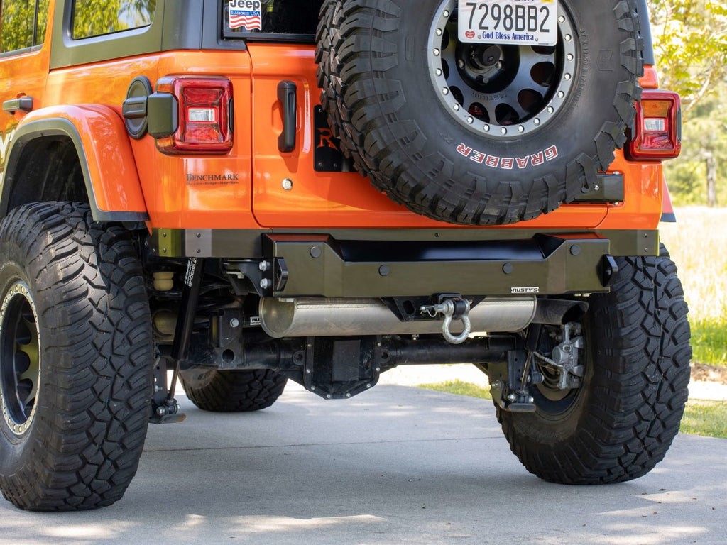 Rusty's Off Road Products Rusty's Xtreme Trail Stubby Rear Bumper - JL Wrangler