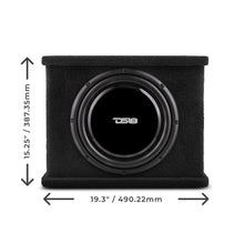 Load image into Gallery viewer, 12" Loaded Shallow Subwoofer Enclosure 350 Watts Rms @ 2 ohm