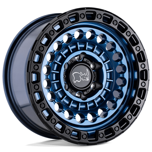 Black Rhino Wheels Wheel BRSTN 17X8.5 8X180 CBLT-BLU-BLKLP -18MM - 1785STN-88180U24
