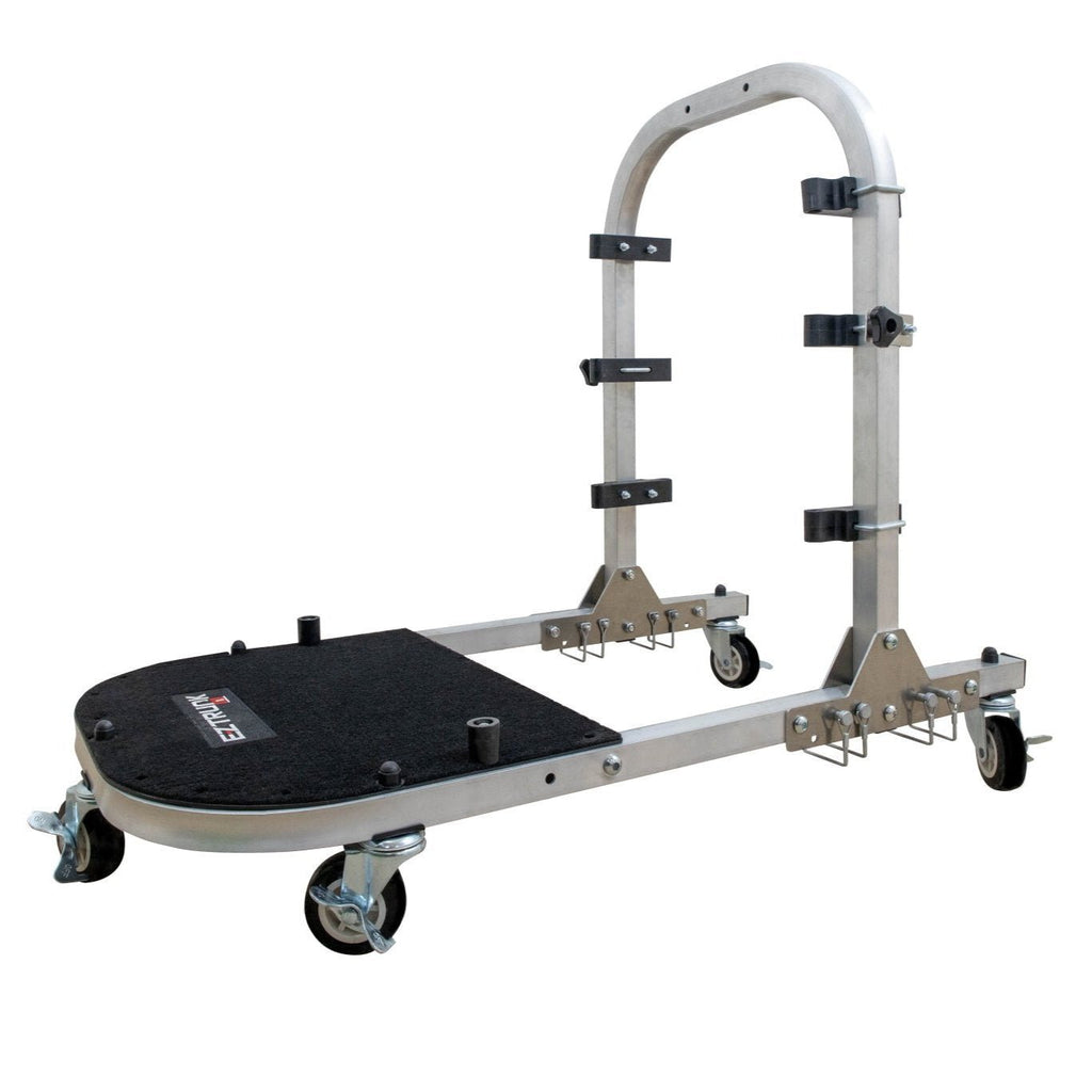 Jeep 2-Door Aluminum Folding Rolling Door Cart – Storage Door Rack Holder Stand by EZ4X4