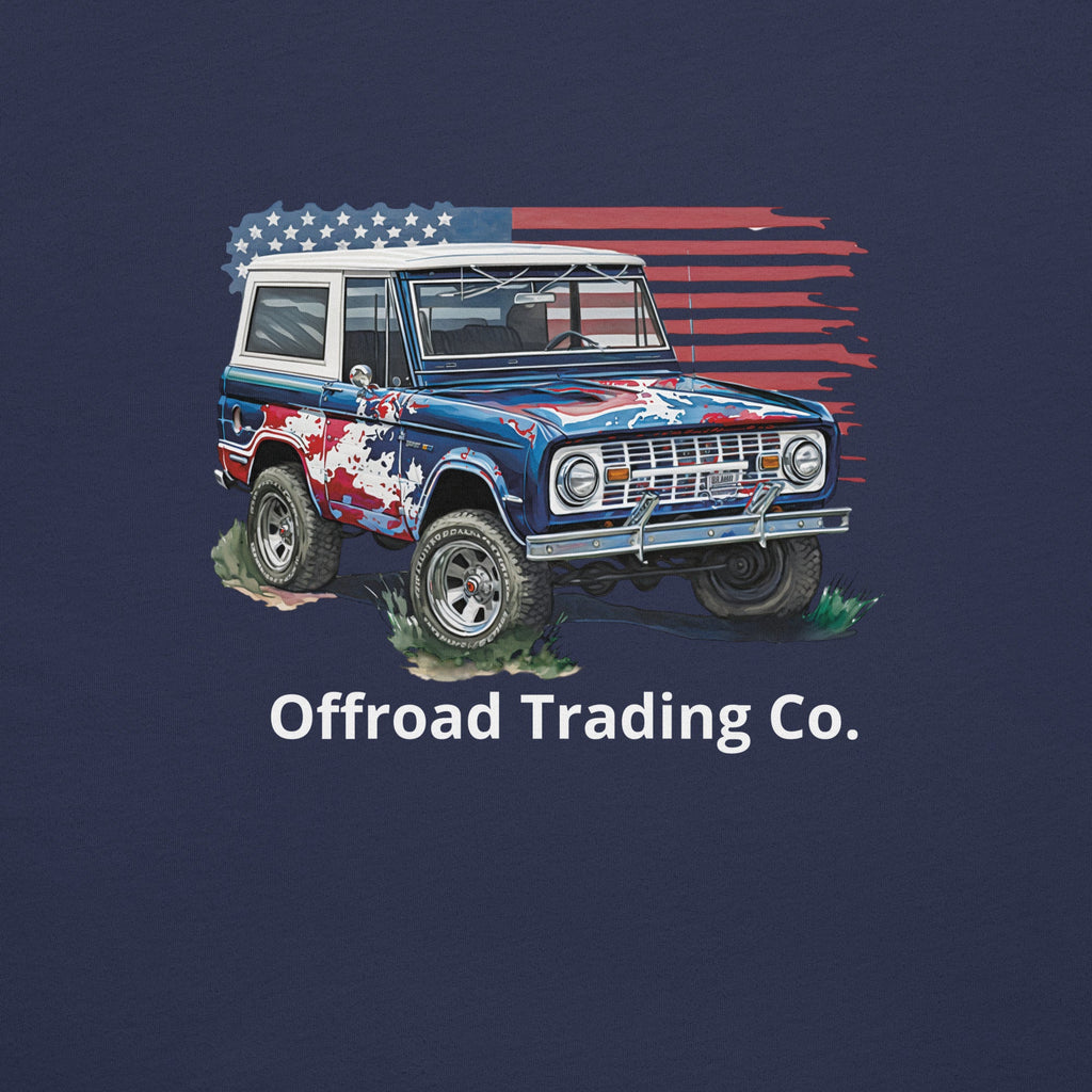 Offroad Trading Company Patriotic Vintage Bronco T-Shirt