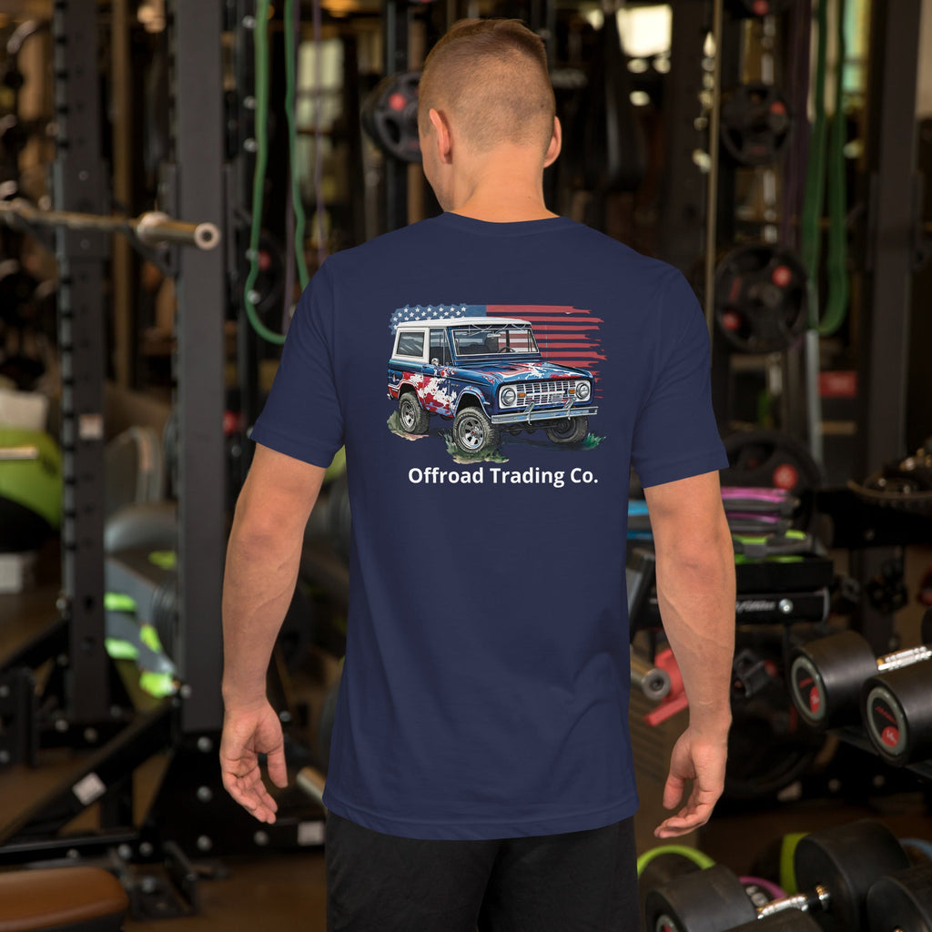 Offroad Trading Company Patriotic Vintage Bronco T-Shirt
