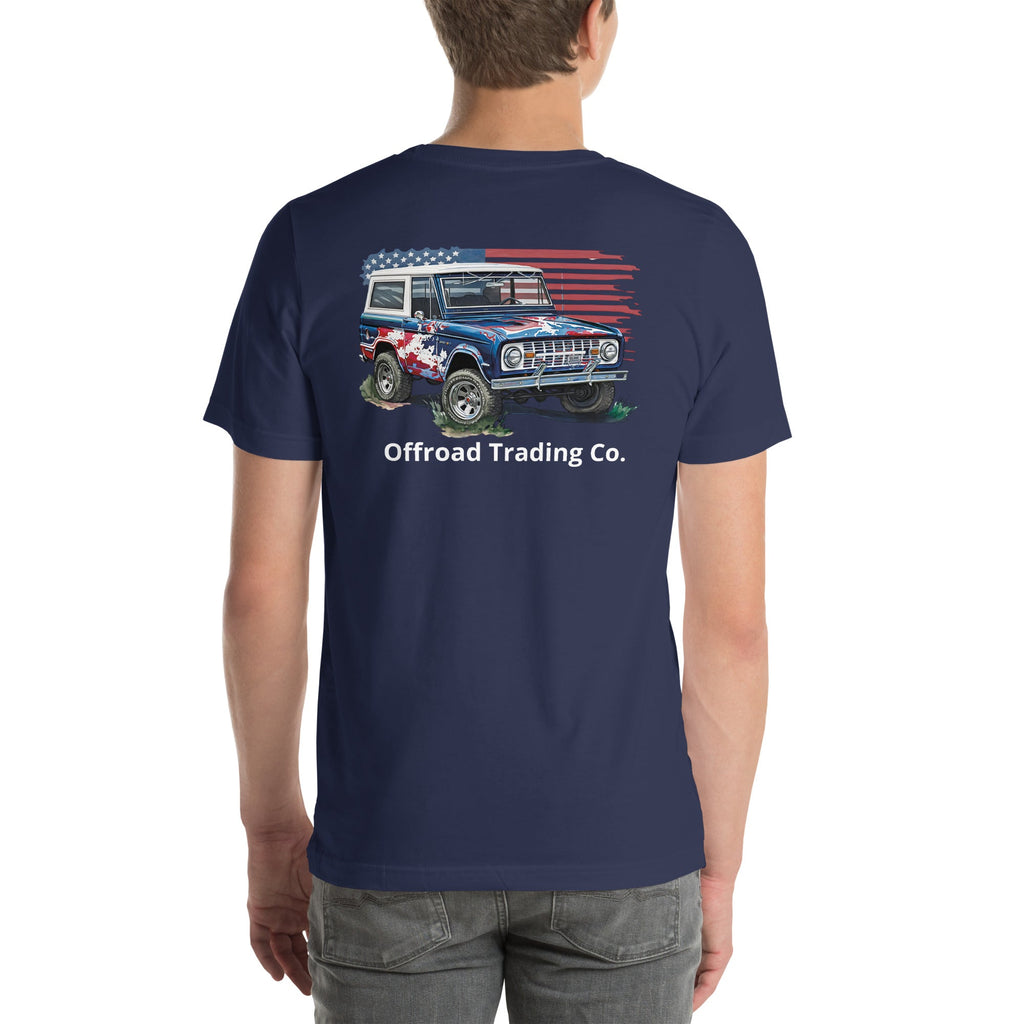 Offroad Trading Company Patriotic Vintage Bronco T-Shirt