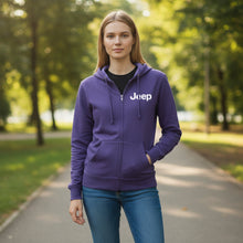 Load image into Gallery viewer, Ladies Jeep® Text Zip Hoodie