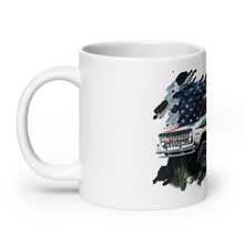 Load image into Gallery viewer, Offroad Trading Company White Glossy Patriotic Ford Bronco Mug