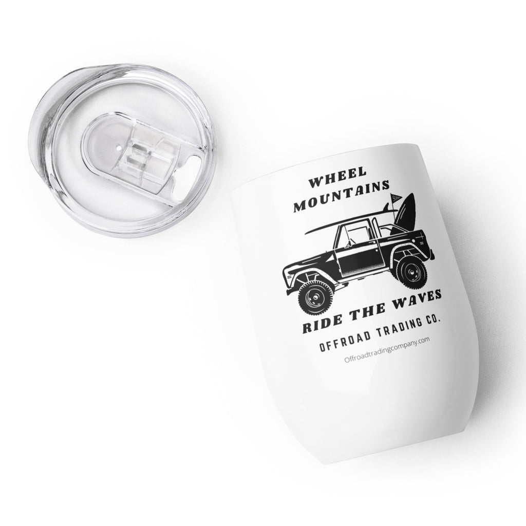 Offroad Trading Company Wine Tumbler Ride The Waves Bronco