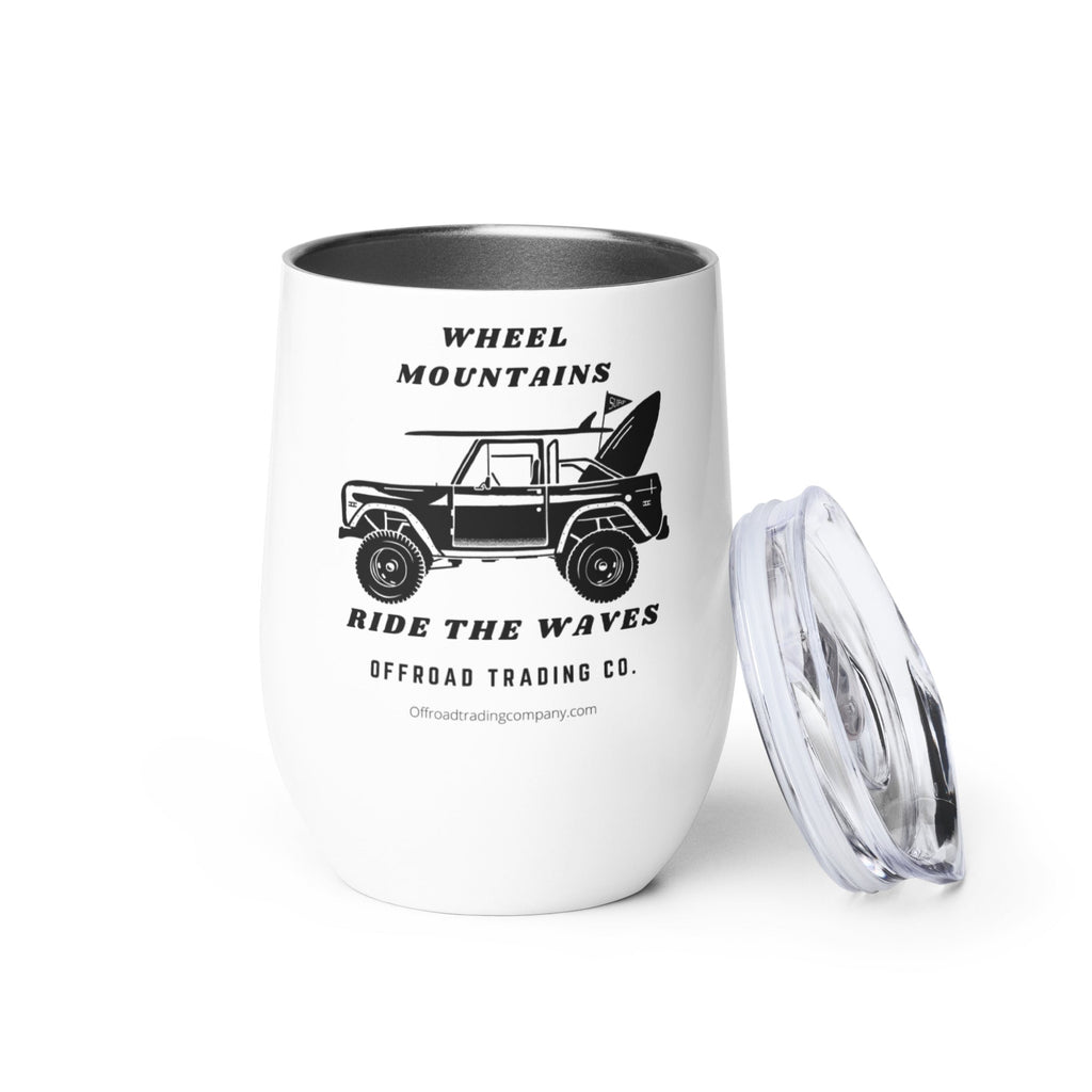 Offroad Trading Company Wine Tumbler Ride The Waves Bronco