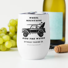 Load image into Gallery viewer, Offroad Trading Company Wine Tumbler Ride The Waves Bronco