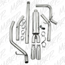Load image into Gallery viewer, MBRP Catback MBRP 2009 Chev/GMC 1500 4.8/5.3L EC/CC (excluding 8 bed) Cat Back Dual Split Side