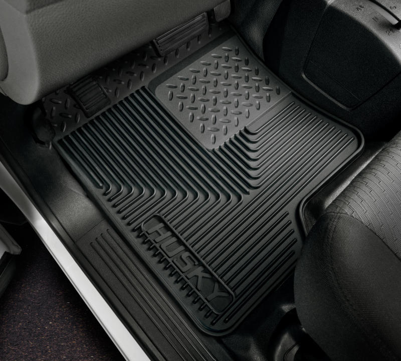 Husky Liners Floor Mats - Rubber Husky Liners 94-01 Dodge Ram 1500/2500/3500/80-96 Ford Bronco Heavy Duty Black Front Floor Mats