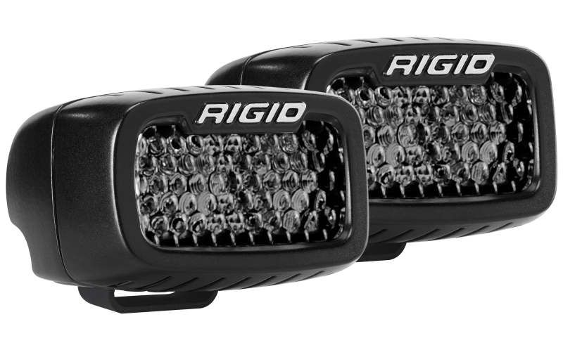 Rigid Industries Light Bars & Cubes Rigid Industries SR-M Series PRO Midnight Edition - Spot - Diffused - Pair