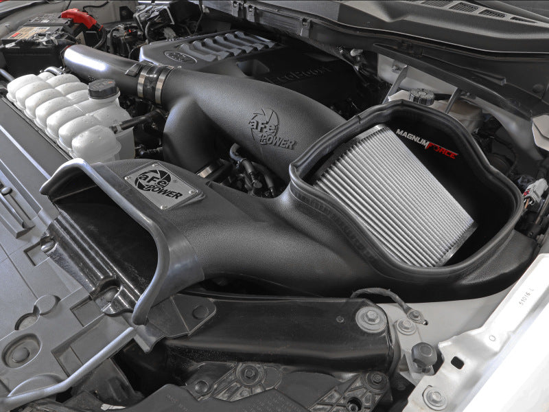 aFe Cold Air Intakes aFe MagnumFORCE Intake Stage-2 Pro DRY S 2021 Ford F-150 V6-3.5L (tt)