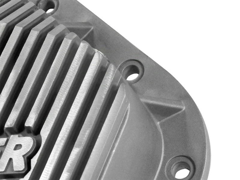 aFe Diff Covers afe Front Differential Cover (Raw; Street Series); Ford Diesel Trucks 94.5-14 V8-7.3/6.0/6.4/6.7L