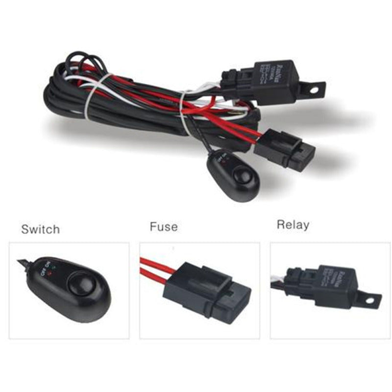 DV8 Offroad Wiring Harnesses DV8 Offroad Wiring Harness w/ Relay & Switch