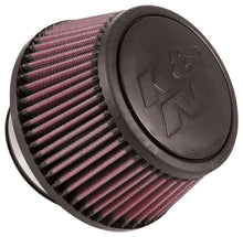 Load image into Gallery viewer, K&amp;N Engineering Air Filters - Universal Fit K&amp;N Universal Round Clamp-On Air Filter 3in Flange ID x 6in Base OD x 4.625in Top OD x 3in Height