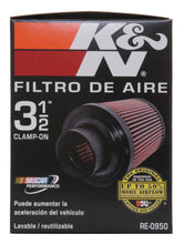Load image into Gallery viewer, K&amp;N Engineering Air Filters - Universal Fit K&amp;N Universal Rubber Filter 3 1/2inch ID FLG / 6inch Base / 4-5/8inch Top / 6inch Height