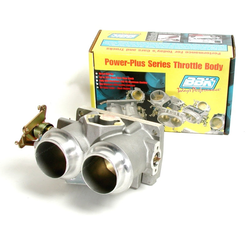 BBK Throttle Bodies BBK 87-96 Ford F Series Truck RV 302 351 Twin 61mm Throttle Body BBK Power Plus Series