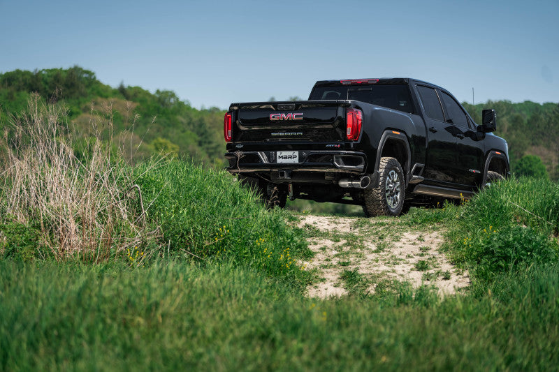 MBRP DPF Back MBRP 20-23 Chevrolet Silverado 2500HD 6.6L Armor Lite AL Steel Single Side Exit 5in DPF Back Exhaust