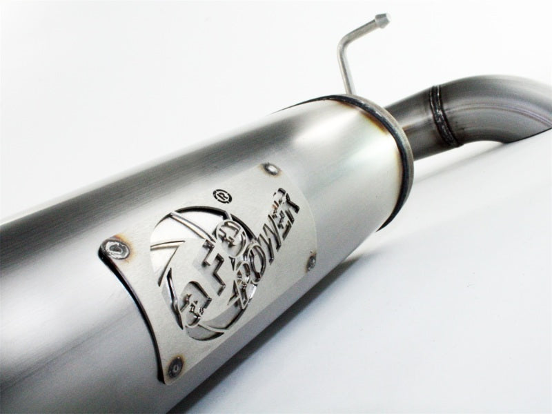 aFe Axle Back aFe MACHForce XP 07-17 Jeep Wrangler V6-3.6/3.8L 409 SS 2.5in Axle-Back Exhaust
