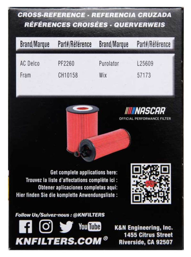 K&N Engineering Oil Filters K&N Performance Oil Filter for 06-14 Toyota/Lexus Various Applications