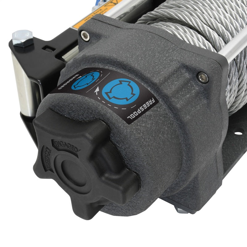 Superwinch Winches Superwinch 4500 LBS 12V DC 15/64in x 50ft Steel Rope Terra 4500 Winch - Gray Wrinkle