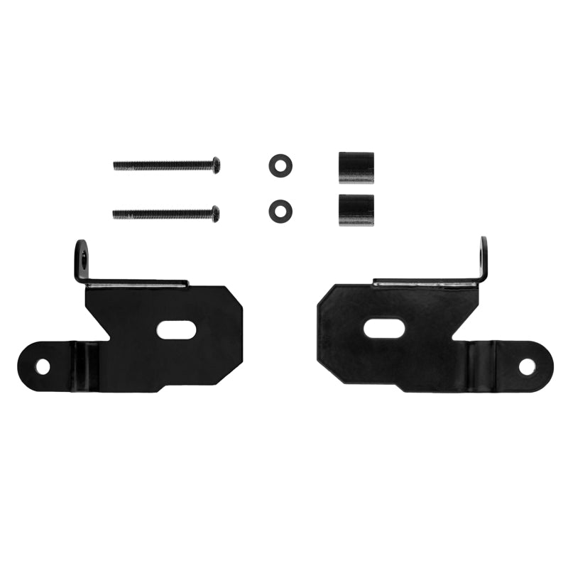 KC HiLiTES Light Mounts KC HiLiTES 18-19 Jeep Wrangler JL A-Pillar Light Mount Bracket Set (Pair) - Black