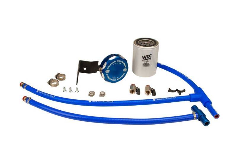 Sinister Diesel Coolant Filters Sinister Diesel 03-07 Ford Powerstroke 6.0L w/ Wix (Round) Coolant Filtration System