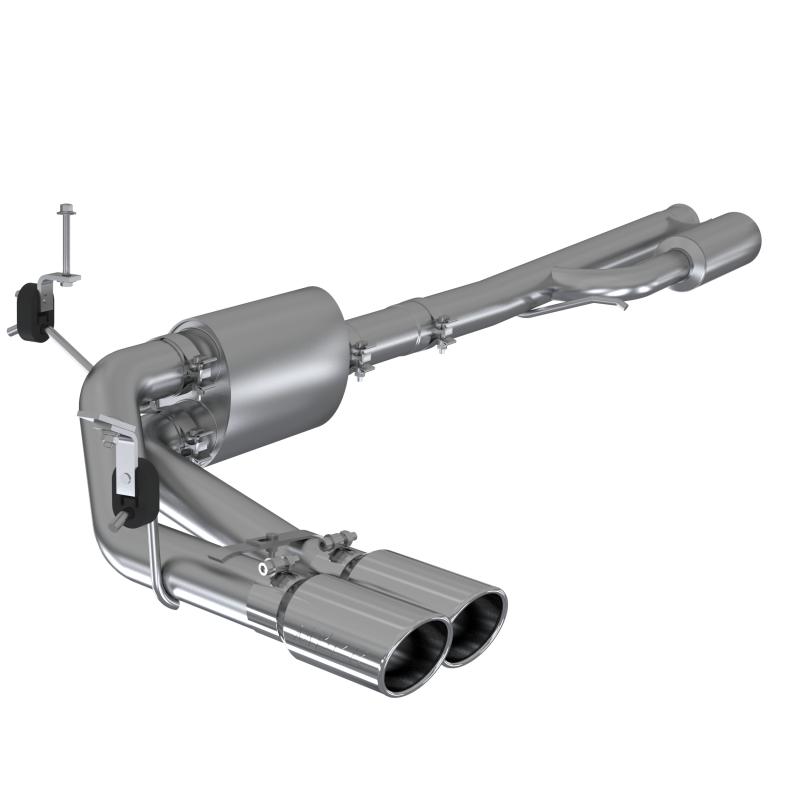 MBRP Catback MBRP 2019+ Chevrolet Silverado 1500 4.5L/5.3L Pre-Axle Dual Side Exite w/ 4in OD Tip- T304