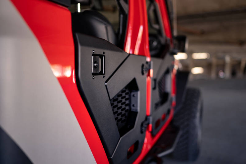 DV8 Offroad Doors DV8 Offroad 18-22 Jeep Wrangler JL/JT Spec Series Half Doors - Rear Set