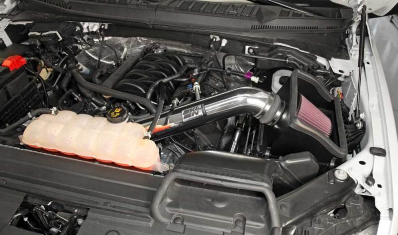 K&N Engineering Cold Air Intakes K&N 15 Ford F150 5.0L V8 F/I High Flow Performance Intake Kit