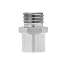 Load image into Gallery viewer, Mishimoto Oil Filter Blocks Mishimoto Stainless Steel Sandwich Plate Adapter, M22