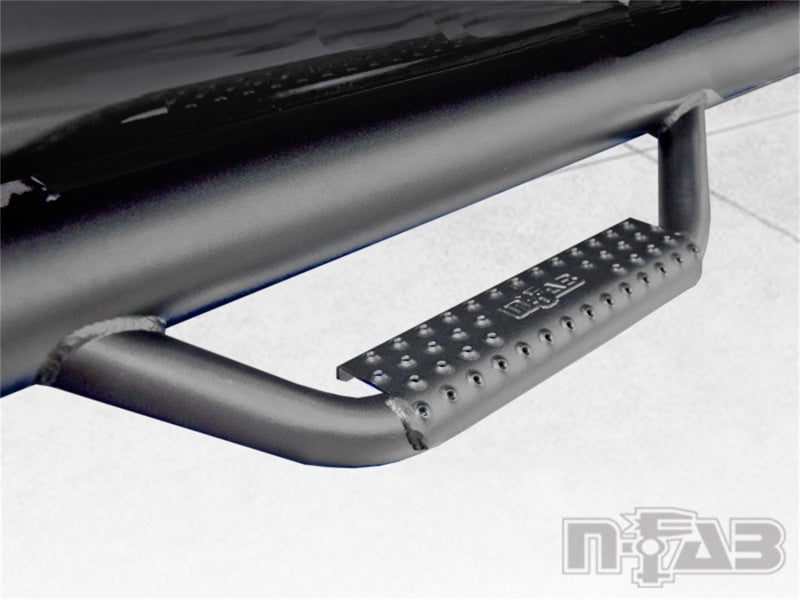 N-Fab Side Steps N-Fab Nerf Step 99-16 Ford F-250/350 Super Duty Crew Cab 6.75ft Bed - Tex. Black - Bed Access - 3in