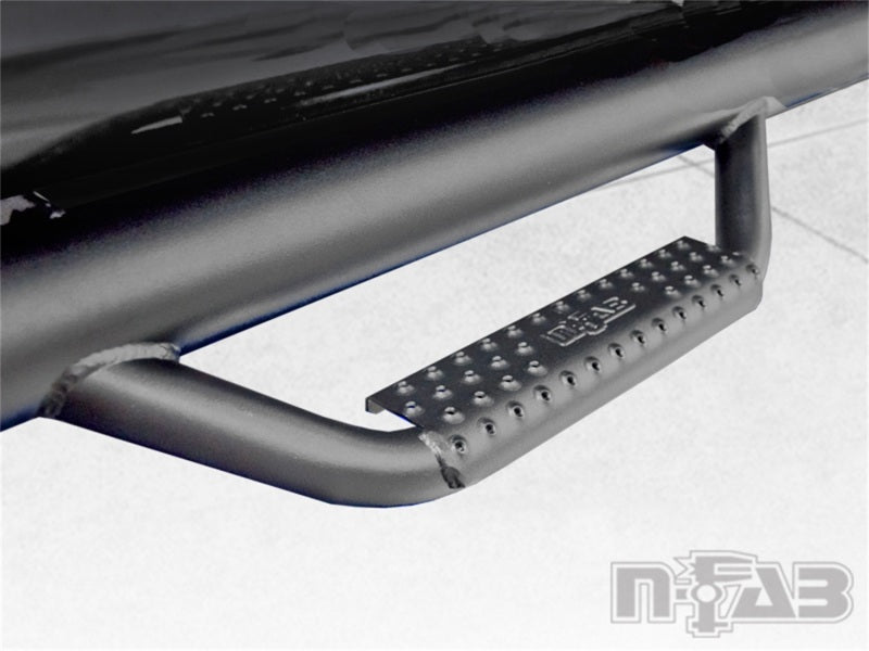 N-Fab Side Steps N-Fab Nerf Step 99-16 Ford F-250/350 Super Duty Crew Cab 8ft Bed - Tex. Black - Bed Access - 3in