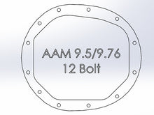 Load image into Gallery viewer, aFe Diff Covers aFe Power Pro Series AAM 9.5/9.76 Rear Diff Cover Black w/Mach Fins 14-19 GM Silverado/Sierra 1500