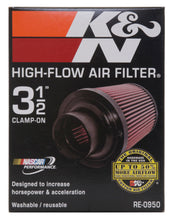 Load image into Gallery viewer, K&amp;N Engineering Air Filters - Universal Fit K&amp;N Universal Rubber Filter 3 1/2inch ID FLG / 6inch Base / 4-5/8inch Top / 6inch Height