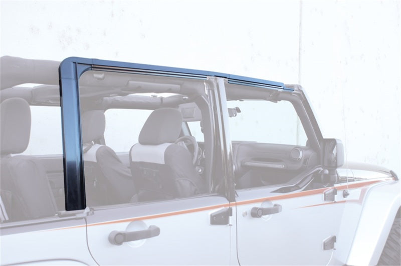 Rampage Soft Tops Rampage 2007-2018 Jeep Wrangler(JK) Unlimited Door Surround Kit - Black