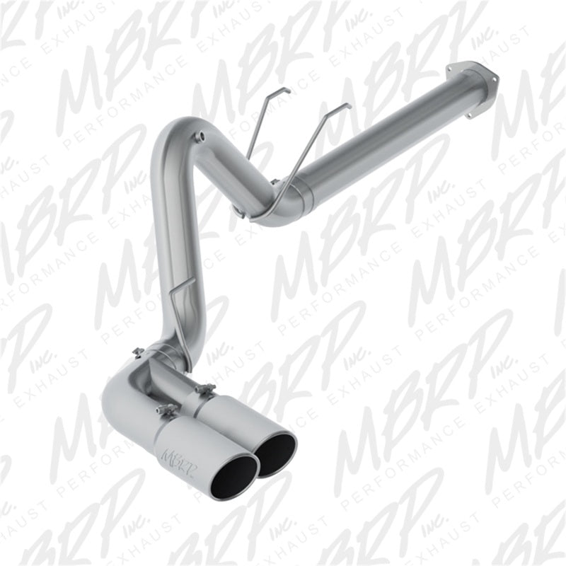MBRP DPF Back MBRP 17-19 Ford F-250/350/450 6.7L 4in Filter Back Single Side Dual Exit T409 Exhaust System