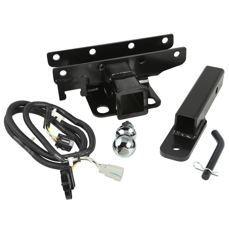 Rugged Ridge Hitch Accessories Rugged Ridge Hitch Kit with Ball 2 inch 07-18 Jeep Wrangler JK