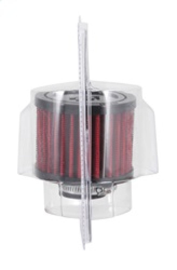 K&N Engineering Air Filters - Universal Fit K&N 1 inch ID 3 inch OD 2.375 inch H Rubber Base Crankcase Vent Filter