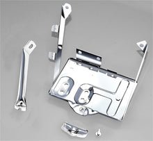 Load image into Gallery viewer, Rugged Ridge Battery Accessories Rugged Ridge 76-86 Jeep CJ Stainless Steel Battery Tray Kit