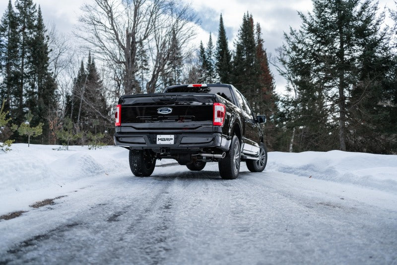 MBRP Catback MBRP 2021+ F-150 2.7L/ 3.5L Ecoboost, 5.0L Single Side 3in T304 Catback Exhaust