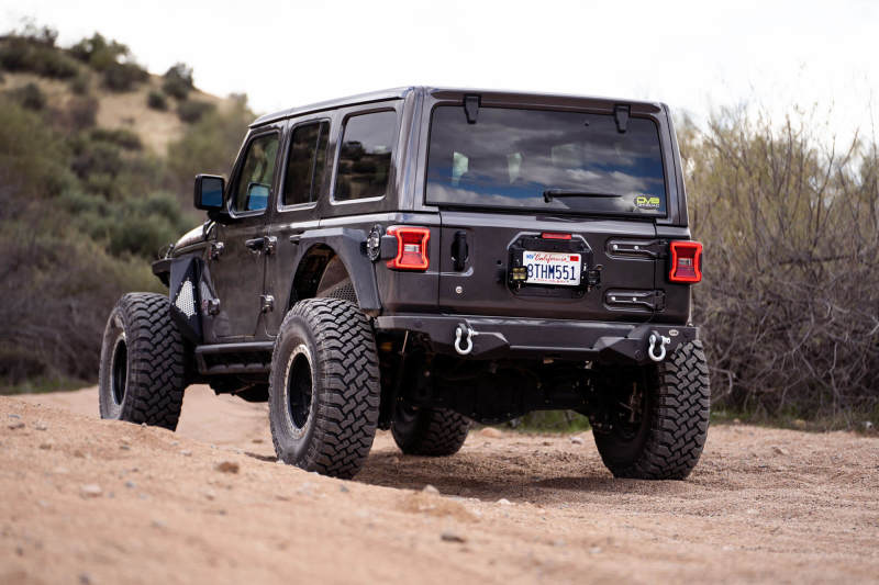 DV8 Offroad Brackets DV8 Offroad 18-22 Jeep Wrangler JL Spare Tire Delete Kit w/Light Mounts