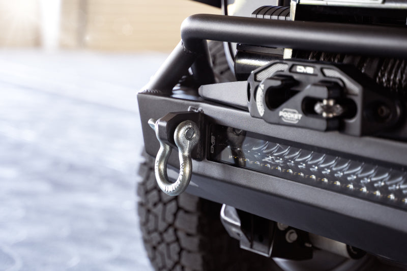 DV8 Offroad Bumpers - Steel DV8 Offroad 07-23 Jeep Wrangler JK/JL & Gladiator JT FS-1 Series Stubby Front Bumper