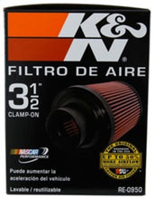 Load image into Gallery viewer, K&amp;N Engineering Air Filters - Universal Fit K&amp;N Universal Rubber Filter 3 1/2inch ID FLG / 6inch Base / 4-5/8inch Top / 6inch Height