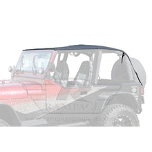 Load image into Gallery viewer, Rampage Soft Tops Rampage 1992-1995 Jeep Wrangler(YJ) Frameless Soft Top Kit - Black Diamond