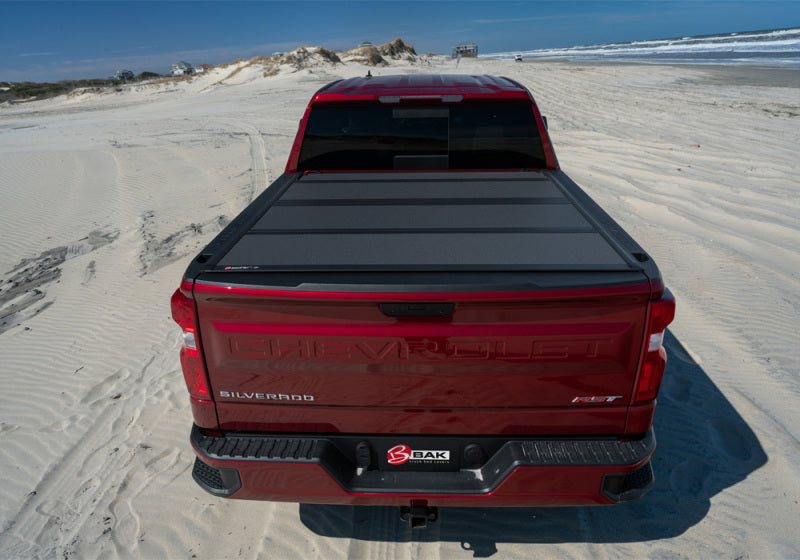 BAK Tonneau Covers - Hard Fold BAK 88-13 C/K / Chevy Silverado 1500 / 88-14 2500/3500 HD 6ft 6in Bed BAKFlip MX4 Matte Finish