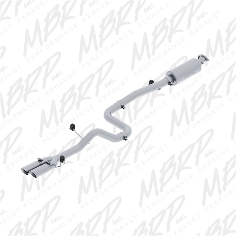 MBRP Catback MBRP 14-19 Ford Fiesta ST 1.6L EcoBoost 3in Dual Outlet Alum Cat Back