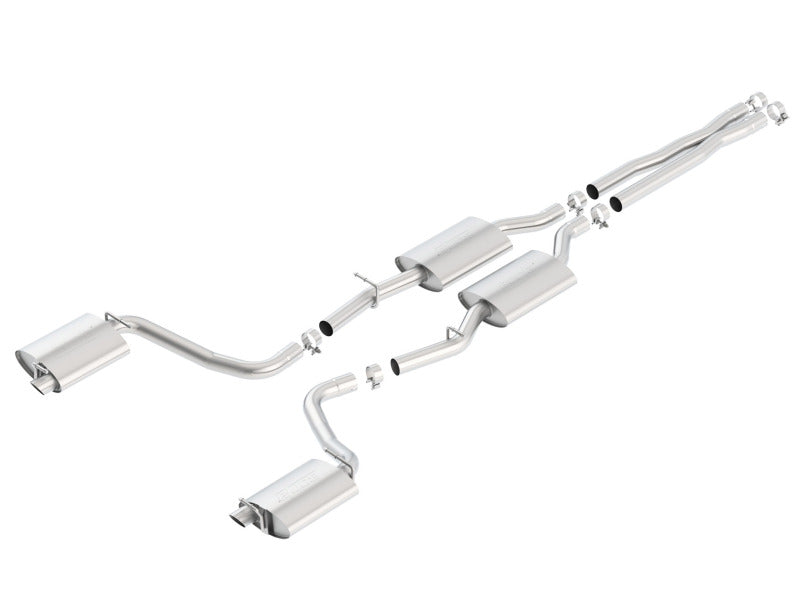 Borla Catback Borla 15-16 Dodge Charger R/T 5.7L No Tip Use Factory Valence Single Split Rear Exit S-Type Exhaust
